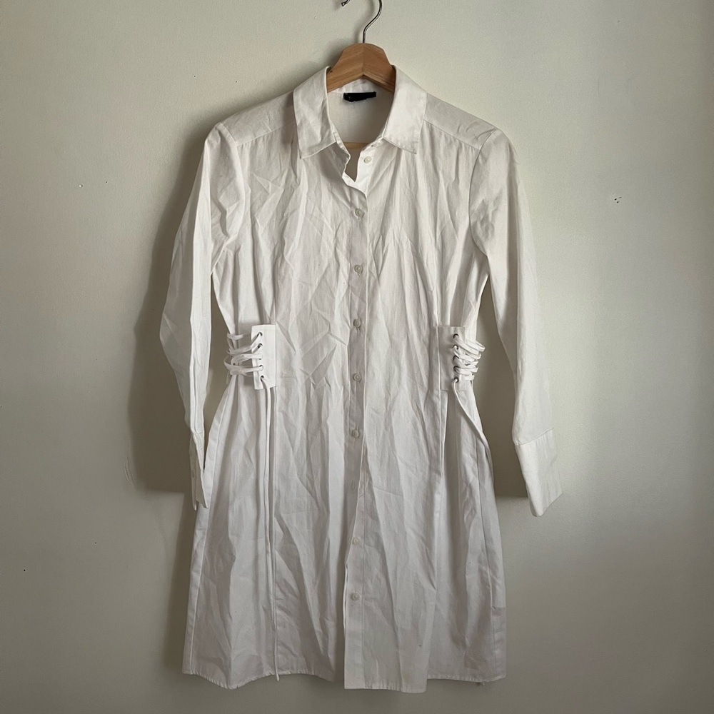 Topshop button up dress sz 4